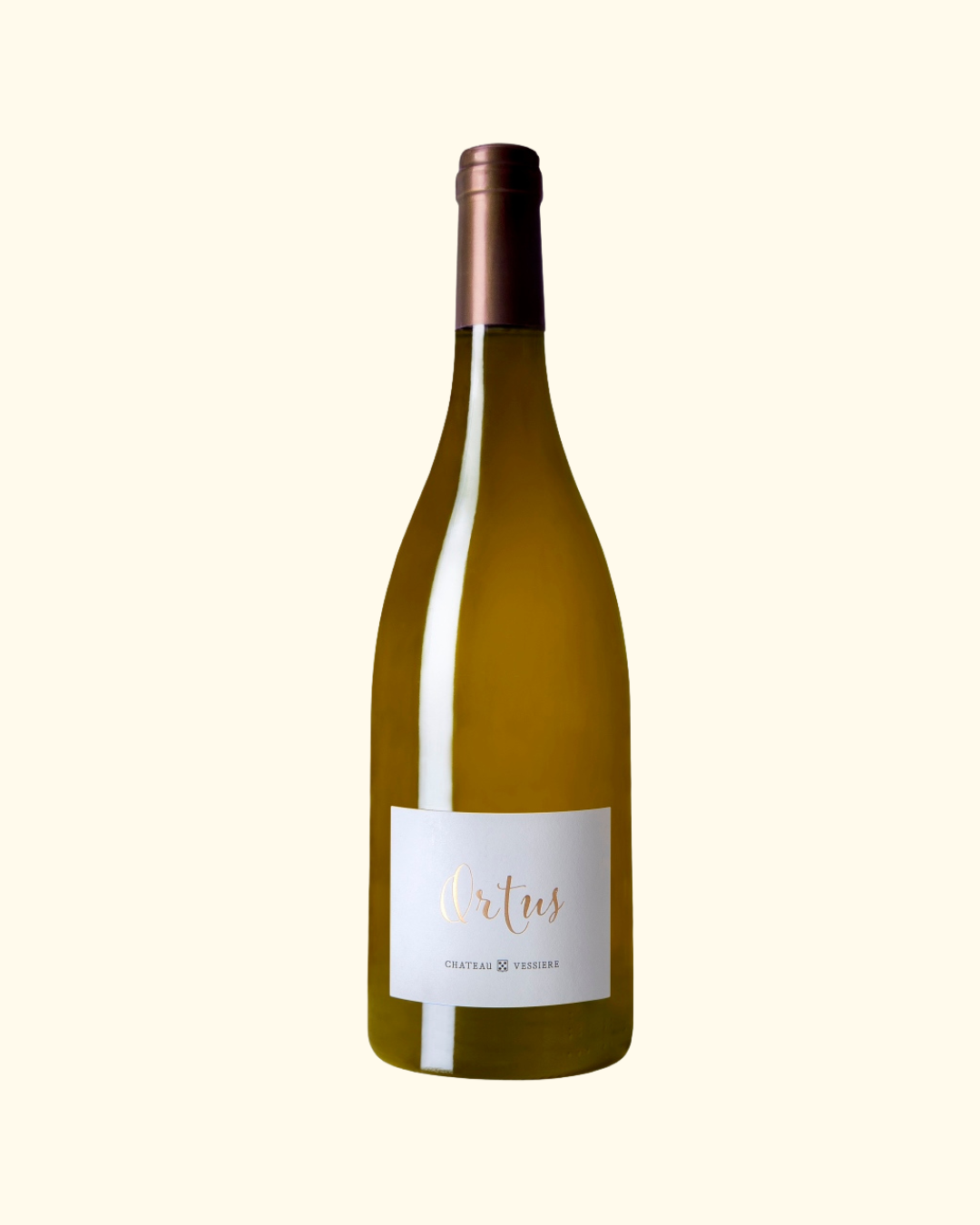 bouteille de vin blanc, ortus, château vessière